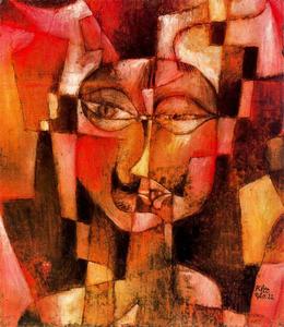 Paul Klee - German head with mustache