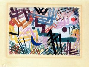 Paul Klee - Interplay of Forces in a Lech Riber Landscape