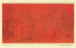 Paul Klee - Rock-Cut Temple with Fir Trees