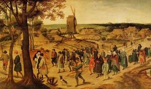 Pieter Bruegel The Younger - The Wedding Procession