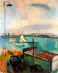 Raoul Dufy - The port of Le Havre 1