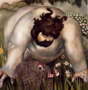 Stanley Spencer - Christ in the Wilderness. Consider the Lilies