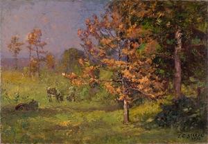 Theodore Clement Steele - Early Autumn (The Autumn White Oak)
