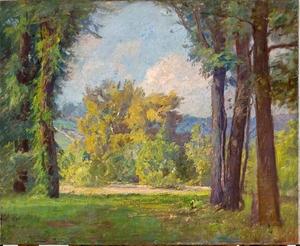 Theodore Clement Steele - Radiant Day in Late Summer (Mid-Summer)
