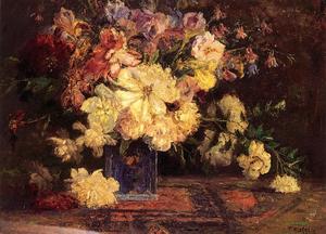 Theodore Clement Steele - Still Life with Peonies