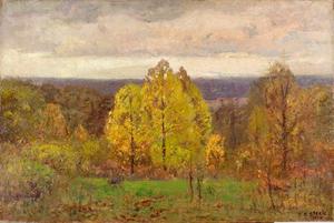 Theodore Clement Steele - The Breaking Sky (Autumn, North Slope)