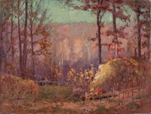 Theodore Clement Steele - The Ravine in Autumn