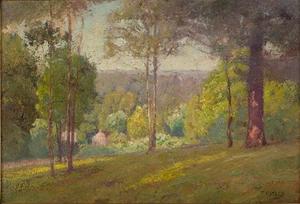 Theodore Clement Steele - Wooded Hills in Autumn (Midsummer, North Slope)