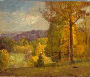 Theodore Clement Steele - Wooded Hills in Autumn