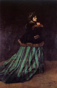 Claude Monet - Camille (also known as The Woman in a Green Dress)