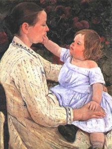 Mary Stevenson Cassatt - The Child-s Caress