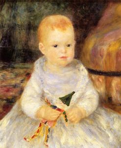 Pierre-Auguste Renoir - Child with Punch Doll (also known as Pierre de la Pommeraye)