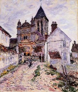 Claude Monet - The Church at Vetheuil