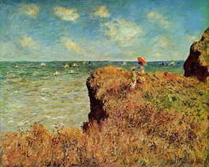 Claude Monet - The Cliff Walk, Pourville