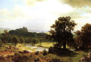 Albert Bierstadt - Day's Beginning