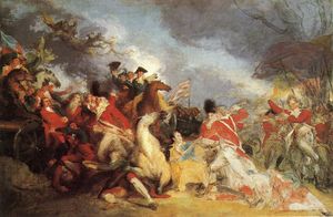 John Trumbull - The Death of General Mercer at the Battle of Princeton (unfinished version)
