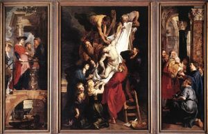 Peter Paul Rubens - Descent from the Cross - (buy paintings reproductions)