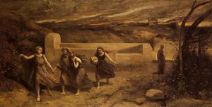 Jean Baptiste Camille Corot - The Destruction of Sodom