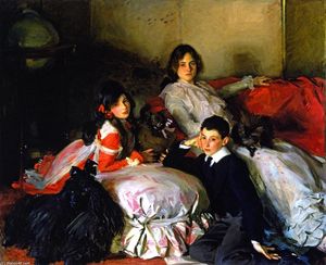 John Singer Sargent - Essie, Ruby and Ferdinand, Children of Asher Wertheimer