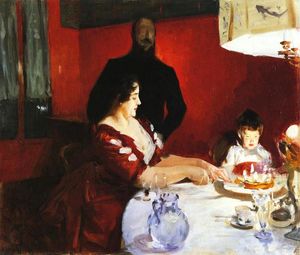 John Singer Sargent - Fete Famillale: The Birthday Party