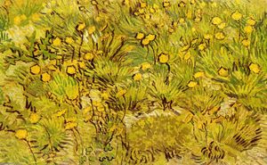 Vincent Van Gogh - A Field of Yellow Flowers