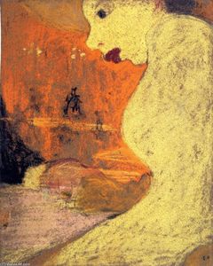 Jean Edouard Vuillard - The Flirt