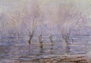 Claude Monet - Flood at Giverny
