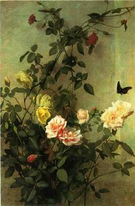 George Cochran Lambdin - Floral Still Life