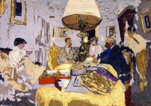 Jean Edouard Vuillard - Friends around the Table