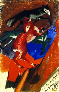 Franz Marc - From the Hunting Fields of Prince Jussuff