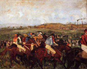 Edgar Degas - The Gentlemen-s Race: Before the Start