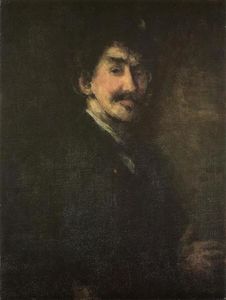 James Abbott Mcneill Whistler - Gold and Brown (also known as Self Portrait)