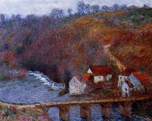 Claude Monet - The Grande Creuse by the Bridge at Vervy