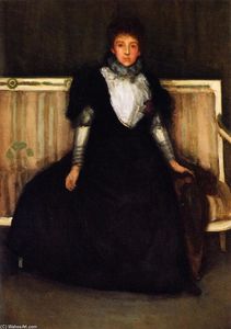 James Abbott Mcneill Whistler - Green and Violet: Mrs. Walter Sickert