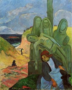 Paul Gauguin - Green Christ (also known as Breton Calvary)
