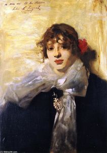 John Singer Sargent - Head of a Young Woman