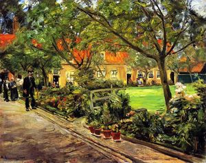 Max Liebermann - Hospital Garden in Edam
