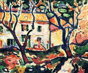 Georges Braque - The House behind the Trees
