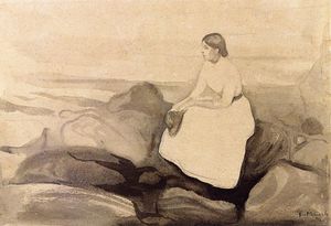 Edvard Munch - Inger on the Beach