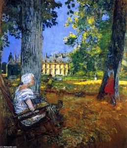 Jean Edouard Vuillard - In the Park at the Château des Clayes