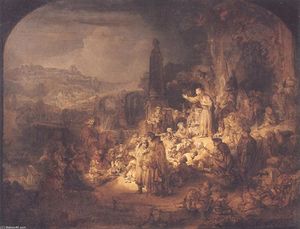 Rembrandt Van Rijn - John the Baptist Preaching