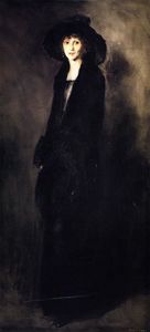 Robert Henri - Lady in Black Velvet