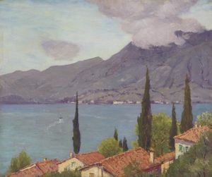 Charles Warren Eaton - Lake Como