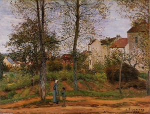 Camille Pissarro - Landscape near Louveciennes 2
