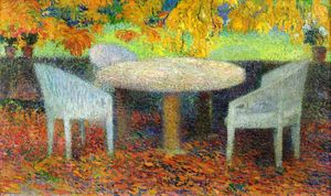 Henri Jean Guillaume Martin - The Large Stone Table under the Chestnut Street at Marquayrol