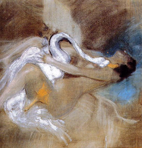Giovanni Boldini - Leda with Swan