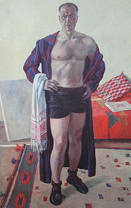 Aleksandr Deyneka - Self-portrait