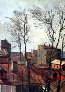 Aleksandr Deyneka - Spring. Roofs
