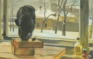 Aleksandr Deyneka - Window in the studio