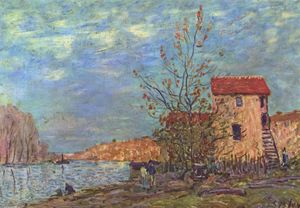 Alfred Sisley - The Loing at Moret